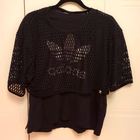 Adidas two piece t-shirt size L - Picture 1 of 9